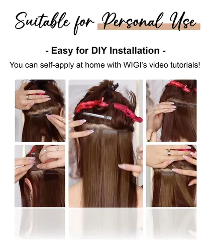 Cinta De Wigi Premium En Extensiones De Cabello Cabello 1