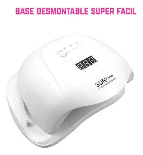 Cabina De Uñas Led Uv Con Base Desmontable 80w