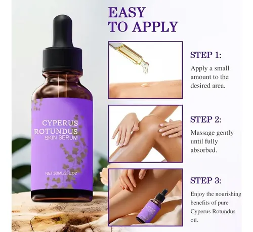 2 Sueros De Aceite De Cyperus Rotundus Para Depilación