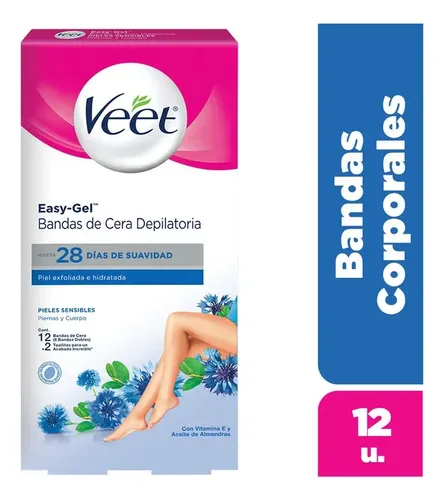Veet Bandas Depilatorias Corporales Piel Sensible Fciafabris