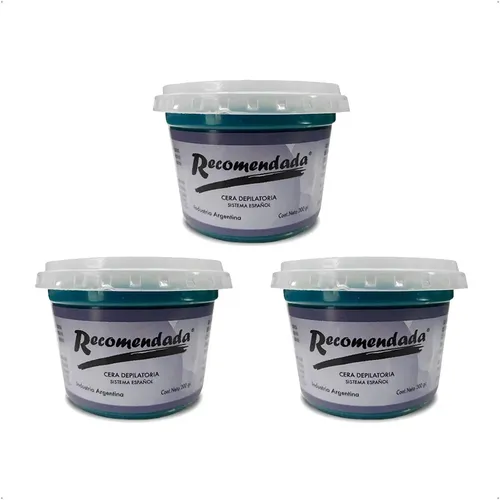 Recomendada Cera Depilatoria Prof. Sistema Español 200g (3u)