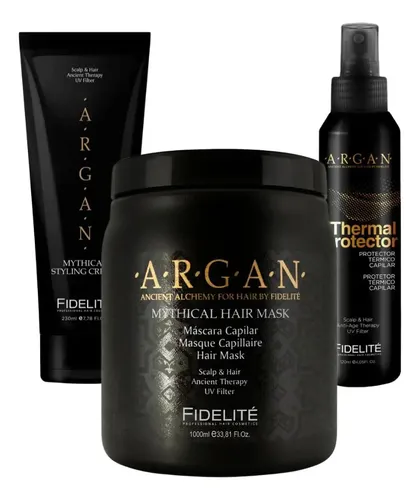 Kit Fidelite Nutrición Argan Máscara + Crema + Protector