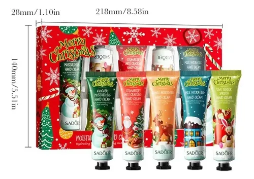 Set De 5 Cremas Para Manos Sadoer Hand Moisturizer Brighten