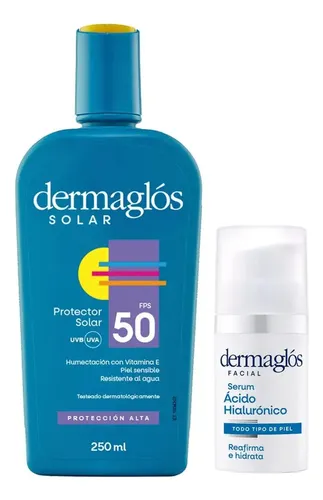 Dermaglós Combo Hidratación Profunda Y Protección Solar