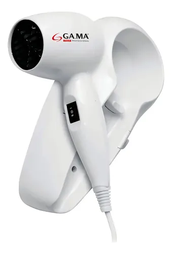 Secador De Pelo Para Pared Ga.ma Italy Diffusion Hc125g Ideal Hotel Y Baño Pack 6un