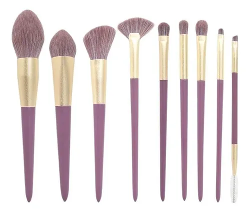Juego Brochas Maquillaje Viaje Bonito