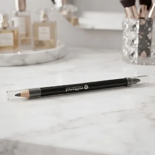 Lápiz Delineador De Ojos Millanel Negro Con Esfumino