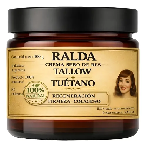 Crema Tallow Sebo De Res Beef Con Aceite De Tuétano Antiarr