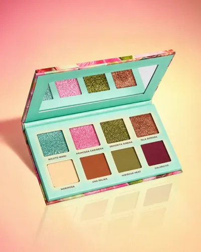 Paleta De Sombras Princesa Del Caribe 8 Colores Tropicales