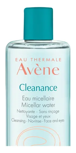 Agua Micelar Avène Cleanance Desmaquillante para Piel Grasa y con Acné 400 mL