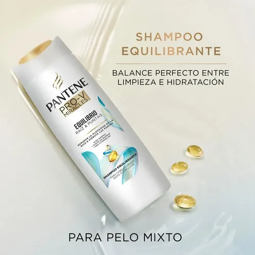 Shampoo Equilibrante Pantene Pro-V Miracles Equilibrio Raíz & Puntas 700 ml