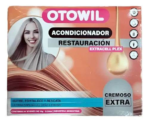 Acondicionador Restauracion Otowil Extra Cremoso 24 Unidades