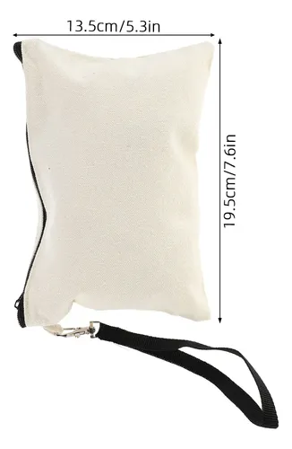 6 Bolsas De Tela Para Maquillaje Con Cierre