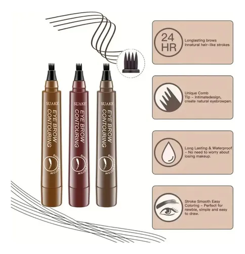 Tinta De Cejas Semi-permanente Waterproof Premium New Resist