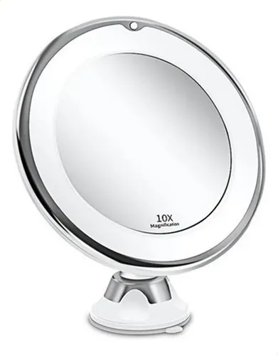 A 1 Espejo De Maquillaje Con Aumento De 10x, Organizador