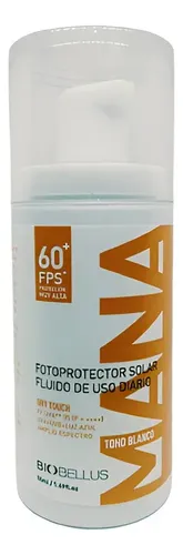 Biobellus Fotoprotector Solar Facial Diario Blanco Fps 60+