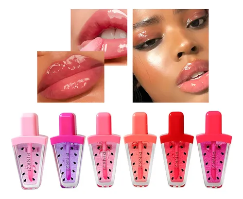 Lipgloss Rosa Mágico Brillo Labial Formita Heladito Pink 21