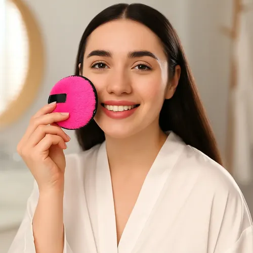 Pad Xl Desmaquillante Doble Reutilizable Facial X 2