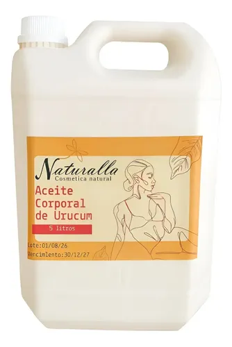 Aceite De Urucum 5l Autobronceante Anti Oxidante Natural