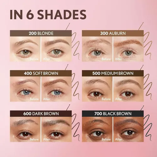 Lápiz Para Cejas Vegano Nano 1 Mm Soft Brown Covergirl