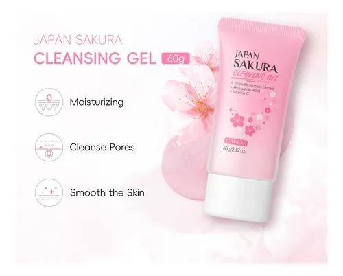 Set De Cuidado Facial Laikou Sakura Hidrata Y Reduce Ojeras