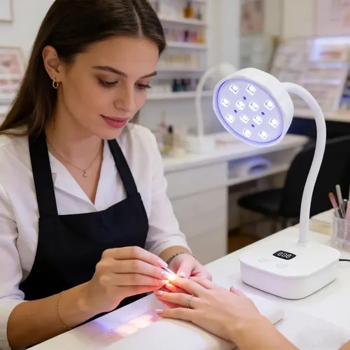 Lámpara Uv Led Recargable Con Sensor Y Temporizador