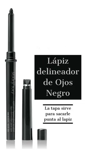 Lápiz Delineador De Ojos Negro Retráctil A Prueba De Agua