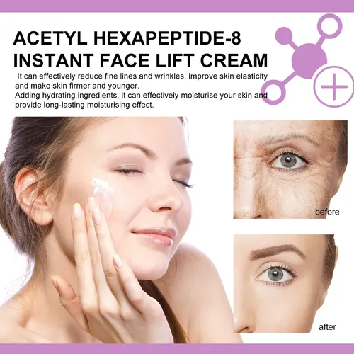 Crema De Estiramiento Facial Instantánea Acetyl Hexapéptide