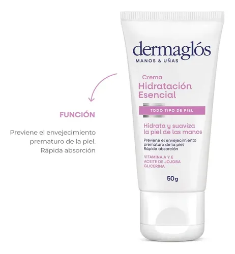 Dermaglos Crema Para Manos Hidratación Esencial X50gr Fragancia Neutro