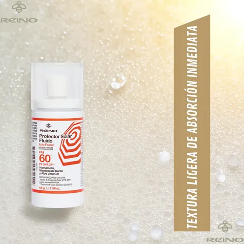 Protector Solar Spf 60 Facial Corporal Fluido Tono Medio