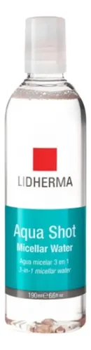 Agua Micelar Lidherma Aquashot Demaquillante Limpieza Facial