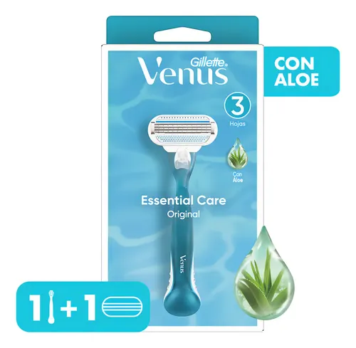 Máquina De Afeitar Gillette Venus Blue + Repuesto Kit