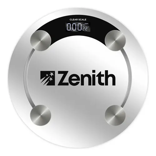 Balanza Digital De Pie Piso Clear Scale Zenith 180kg Vidrio