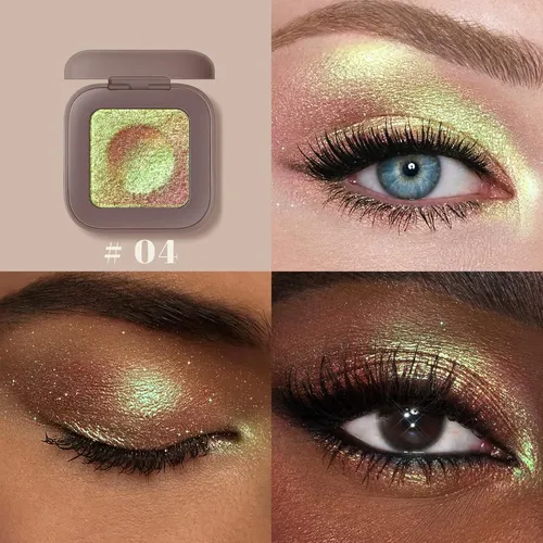 Paleta Duocromática Holográfica Gold Green