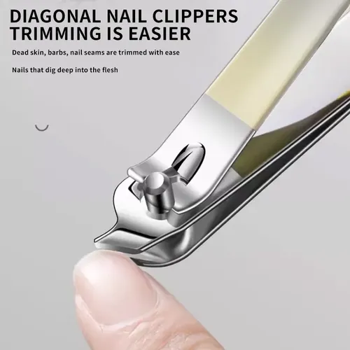 Kit Profesional De Manicura De Uñas De Acero Inoxidable, Cor