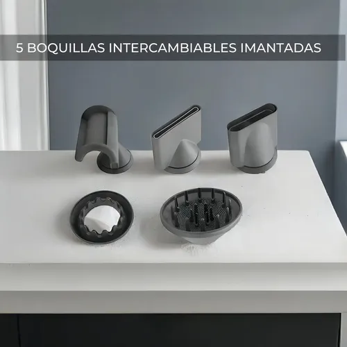 Secador De Pelo Tipo Dyson Supersonic 5 Accesorios Fucsia