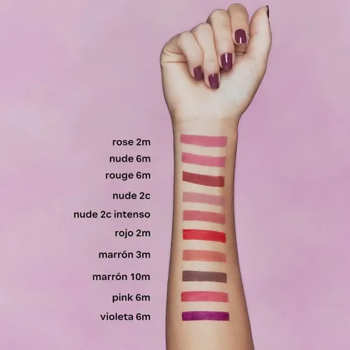 Labial Líquido Mate Intransferible Nude 2c Natura