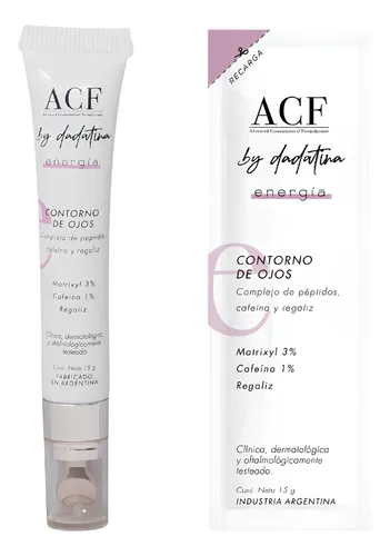 Acf By Dadatina Contorno De Ojos Crema 15gr+ Refill 15gr -3c