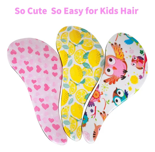 Cepillos Desenredantes 79style Para Niños Con Cabello Rizado