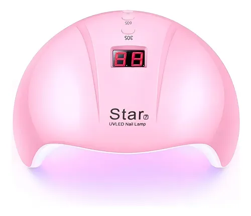Cabina Uv Led 24w 2 En 1 Star 7 Usb Uñas Gelificadas Manos