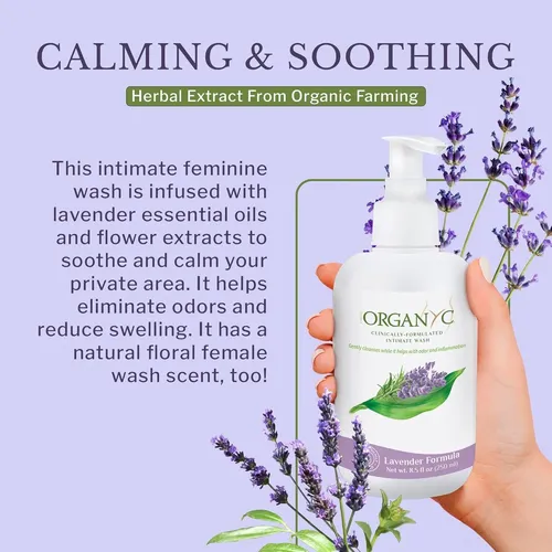 Cuidado Íntimo Organyc Lavanda 250 Ml