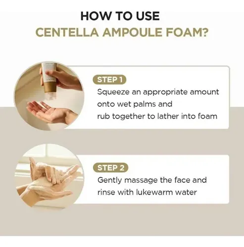 Limpiador Facial Espumoso Centella Ampoule Foam 125ml