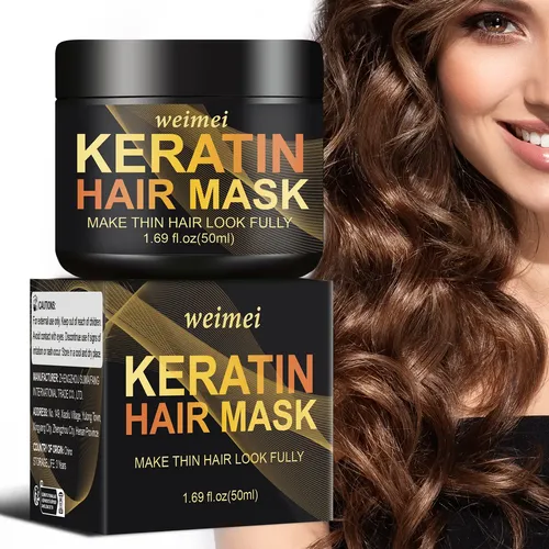 Mascarilla Keratina Weimei 50ml | Cabello Fino Con Volumen