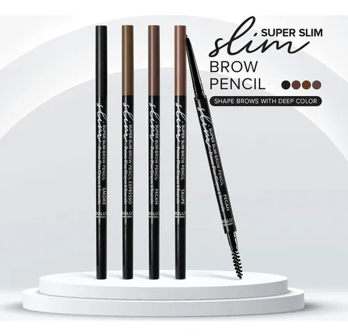 Lápiz De Cejas Absolute New York Super Slim Brow Smoke