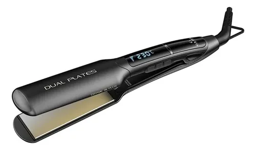 Alisador De Pelo Gama Dual Plates 3 Botones Led Ceramica 3c