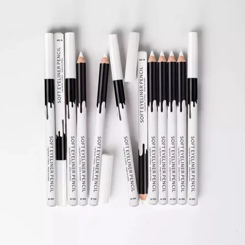 Lapiz Delineador Blanco Iluminador Ojos Cejas Microblading