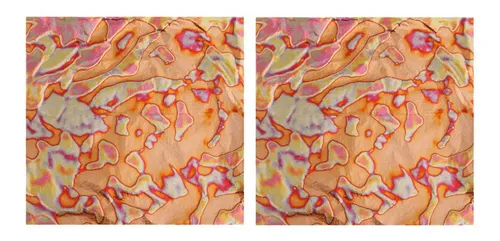 50 Hojas De Pan De Oro De Colores Para El Patrón De