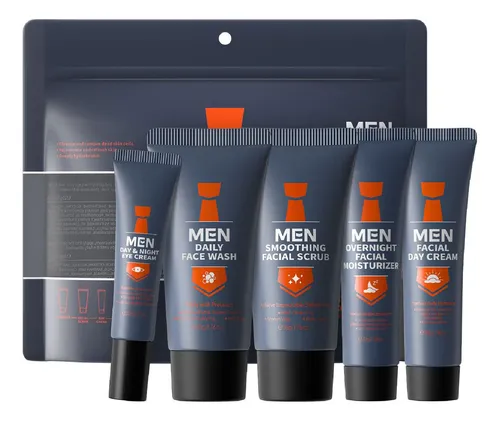 . Kit De Cuidado De La Piel For Hombre De 5 Piezas, Set .