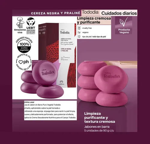 Kit Regalo Cereza Negra Y Praline Tododia Natura Vegano