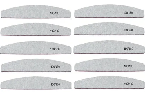 Kit X 10 Limas 100/180 Esmalte Semipermanente Uñas Manos